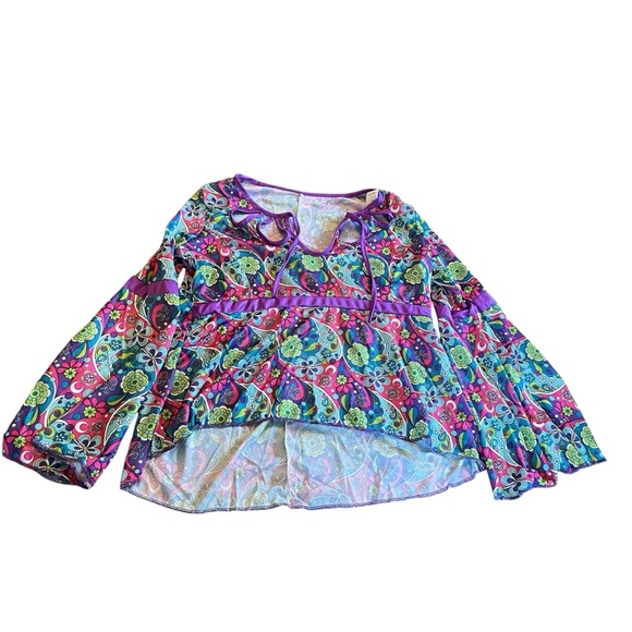 Hauntlook Disco Diva Women’s Halloween Costume 
 Adult Hippie Outfit Size XL - Picture 5 of 7